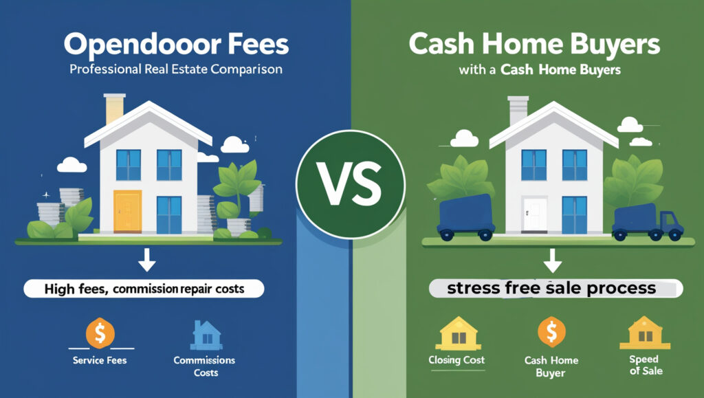 open door fees vs cash home buyer fees